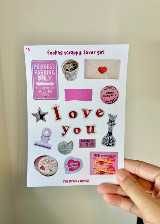 16 - feeling scrappy: lover girl