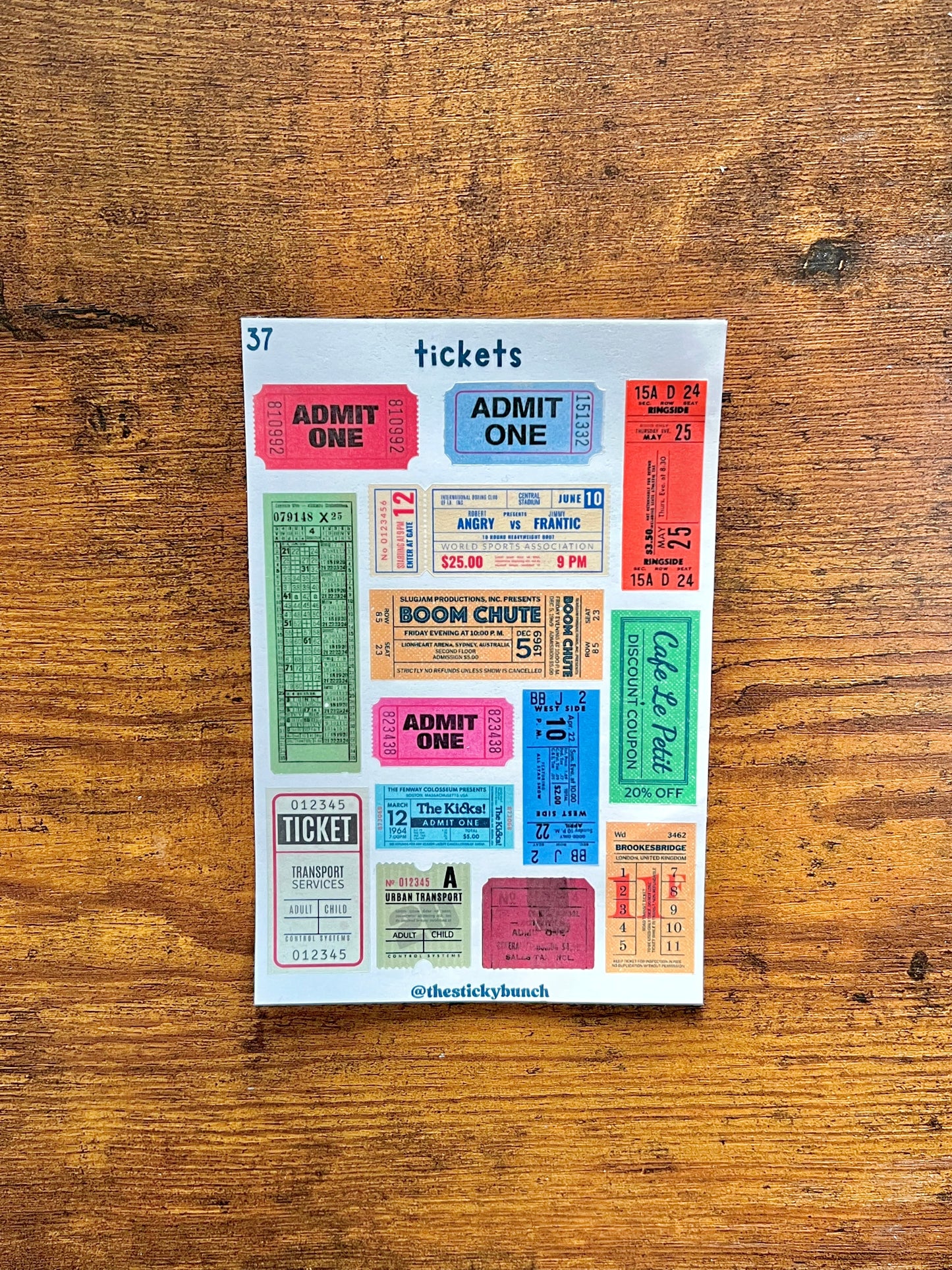 37 - tickets