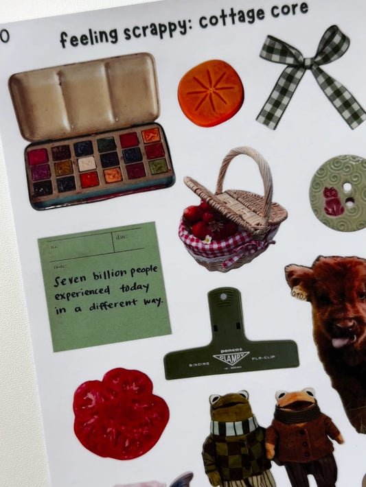 feeling scrappy: cottage core