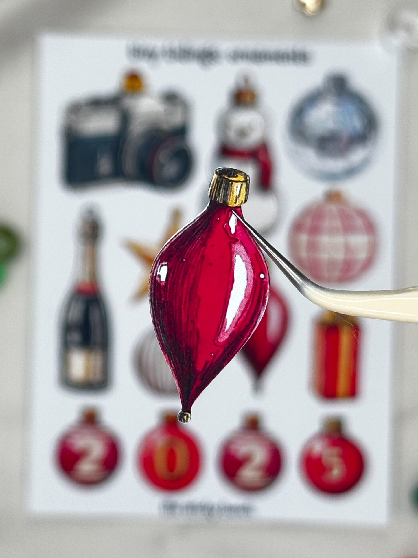 tiny tidings: ornaments