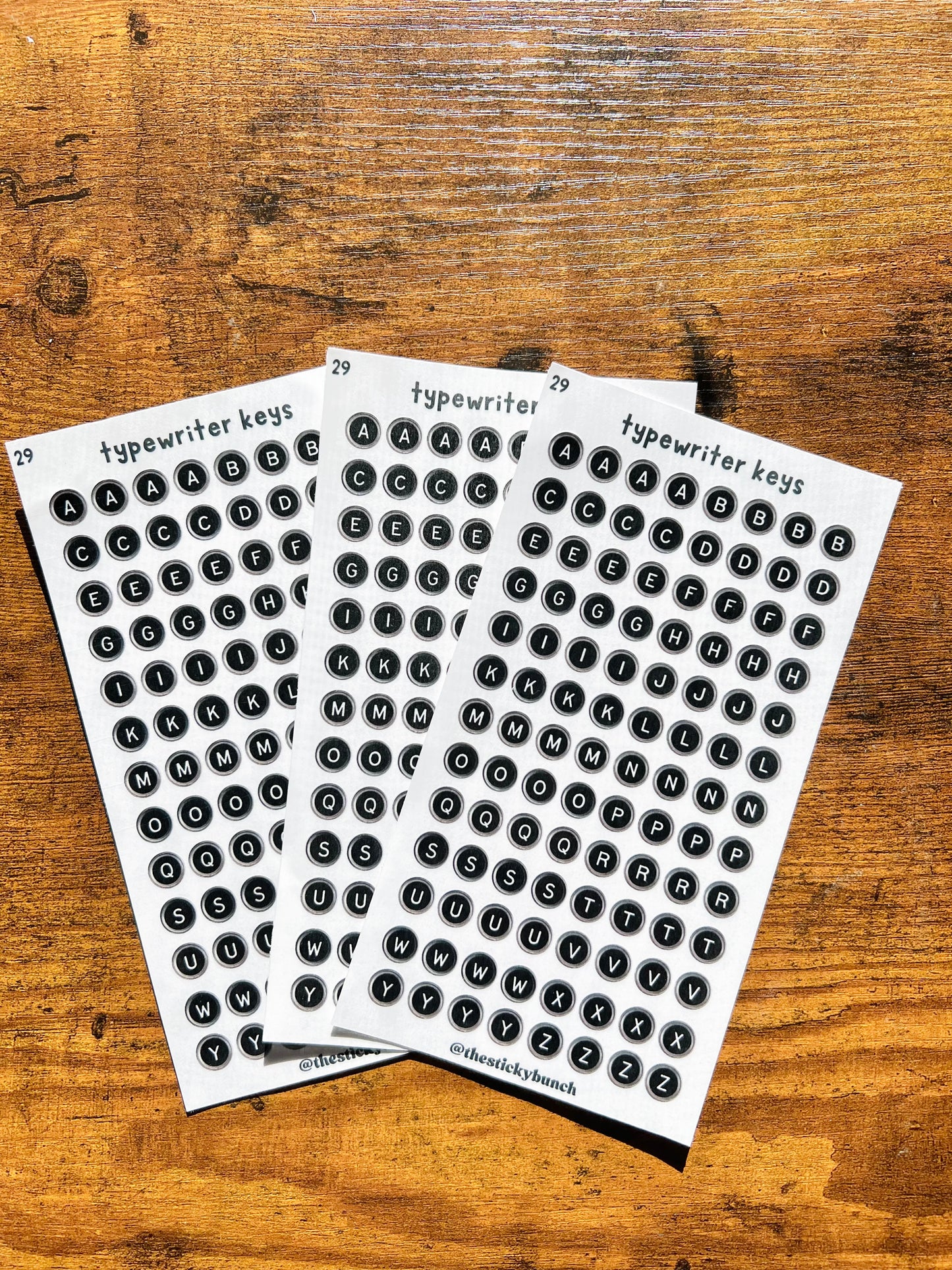 29 - typewriter keys