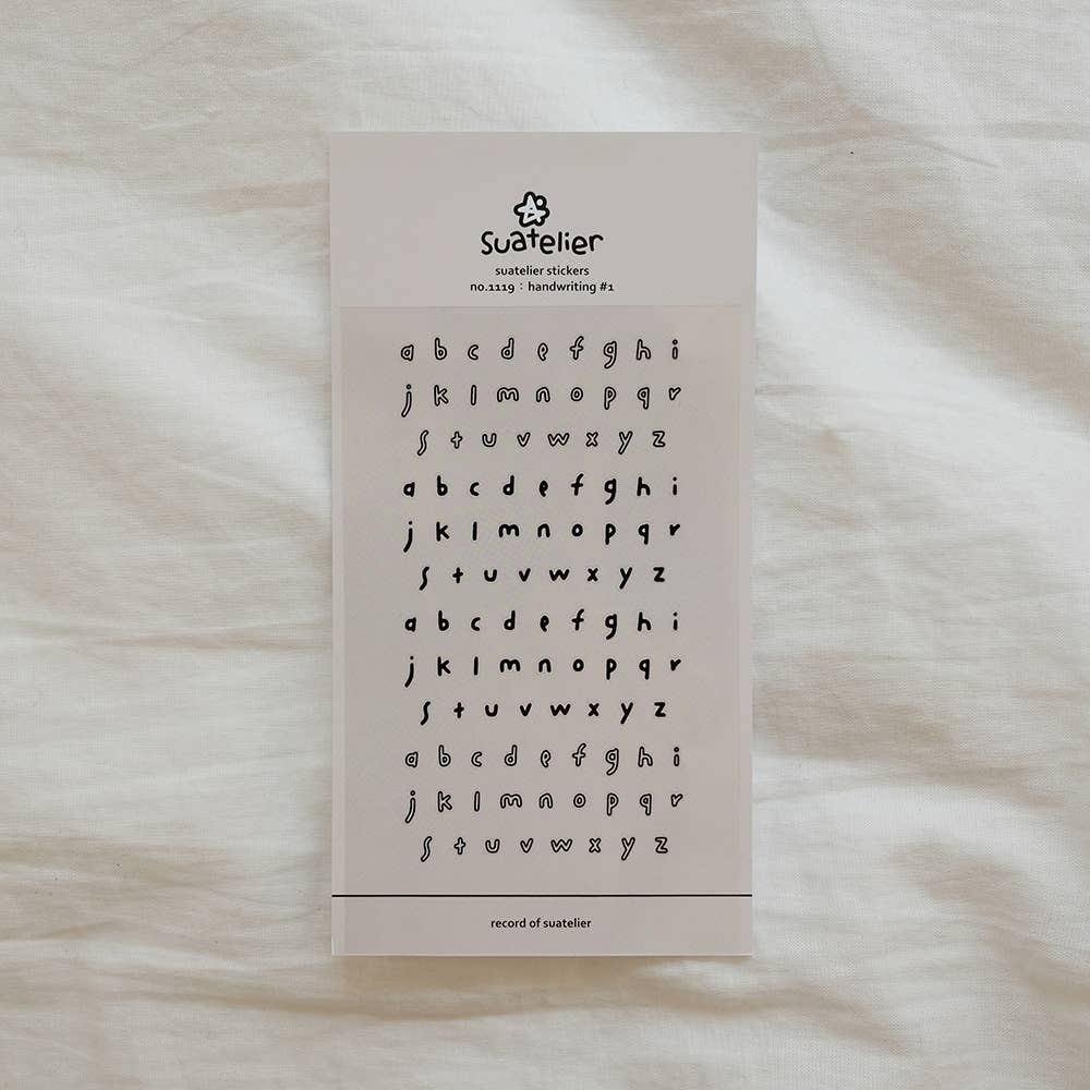 Suatelier - Handwriting#1