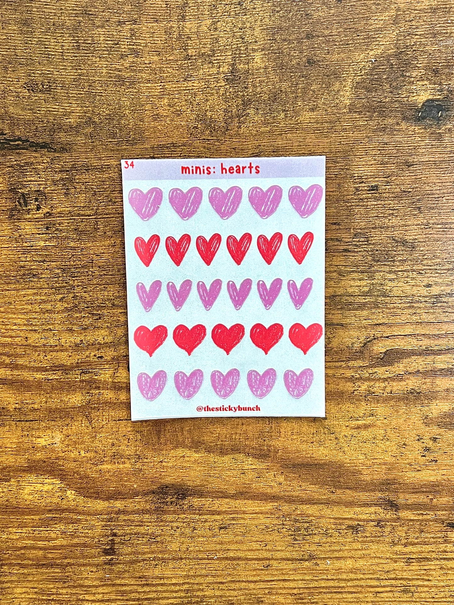 34 - minis: hearts