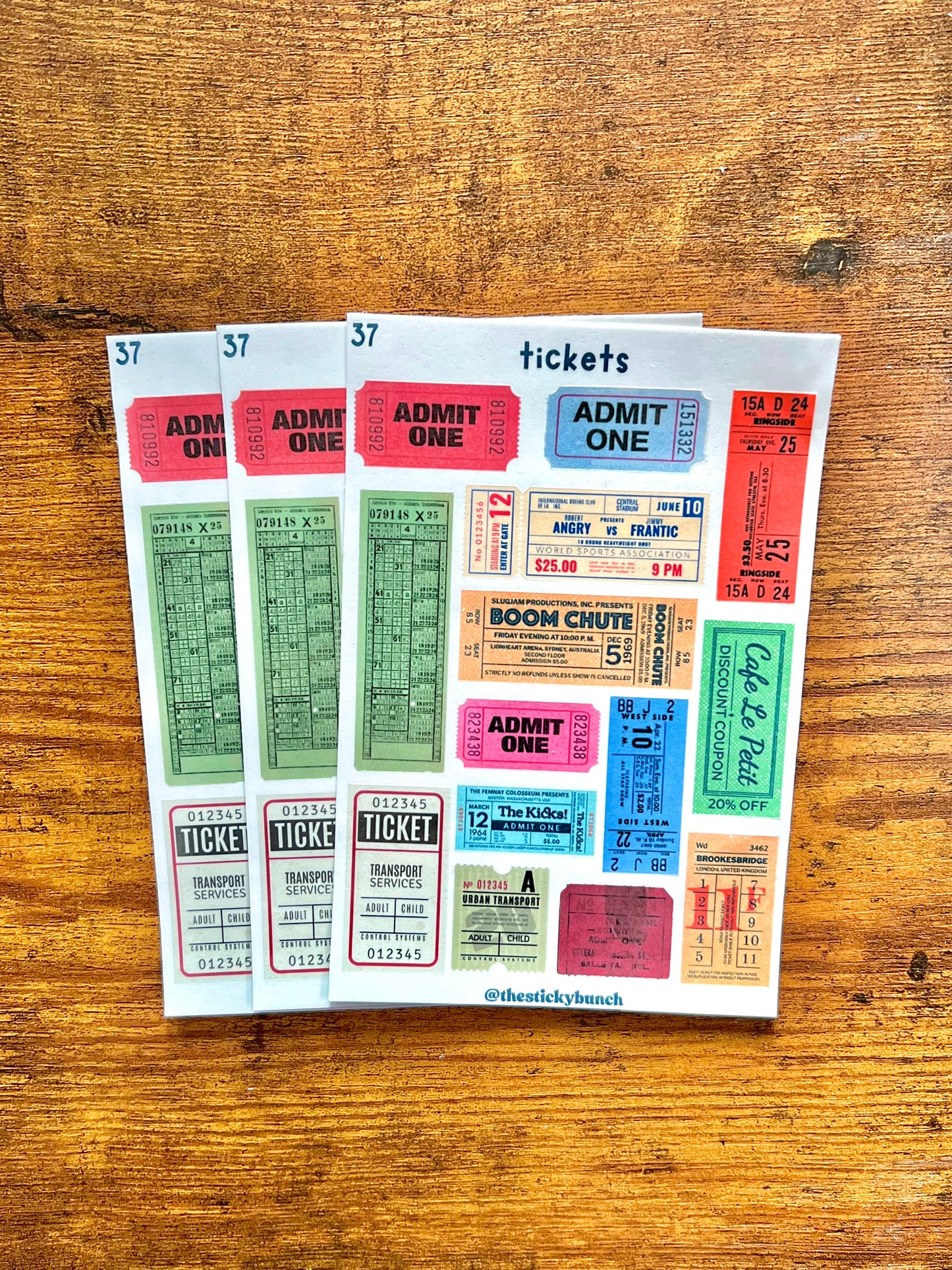 37 - tickets