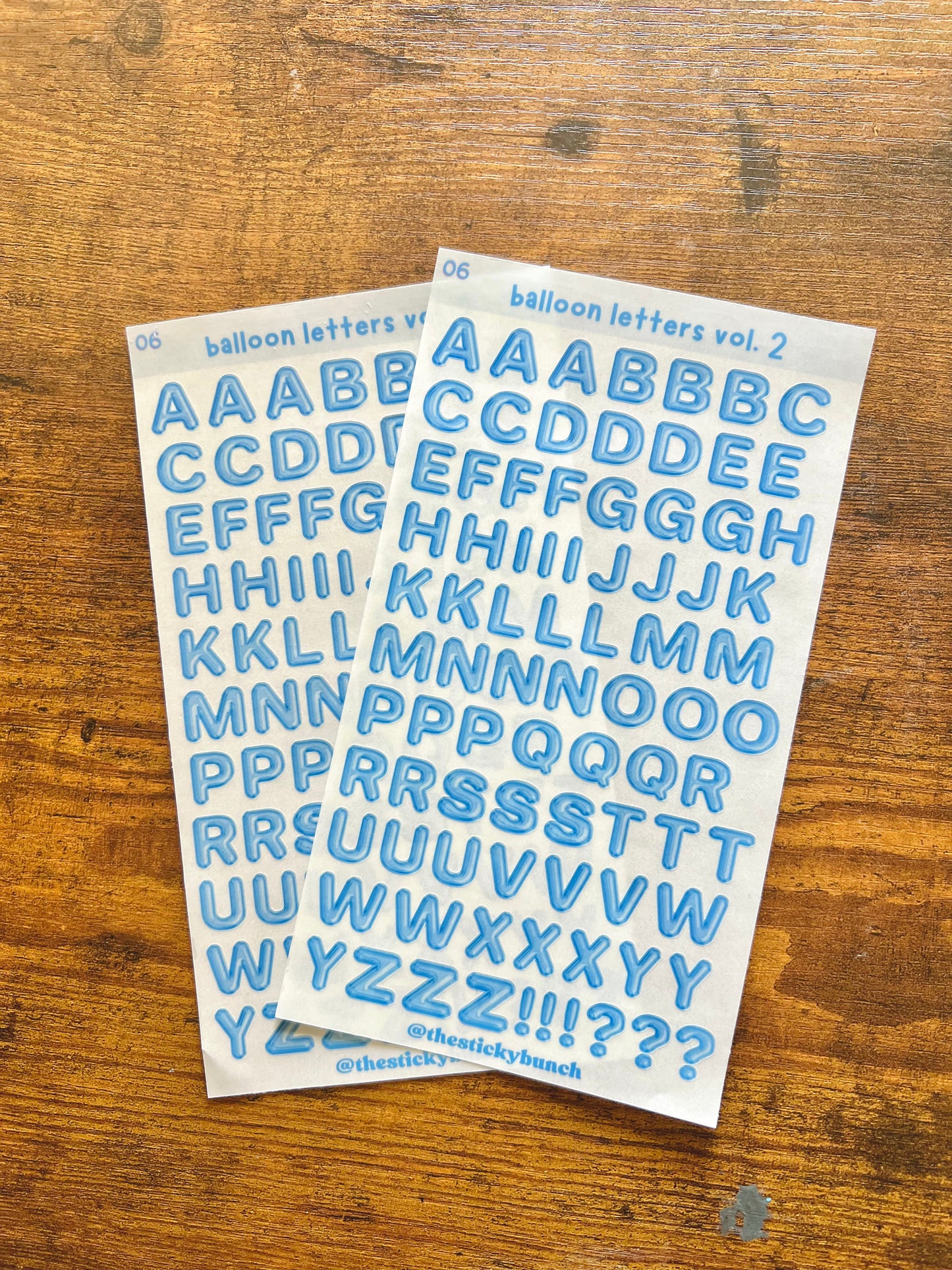 06 - balloon letters vol. 2