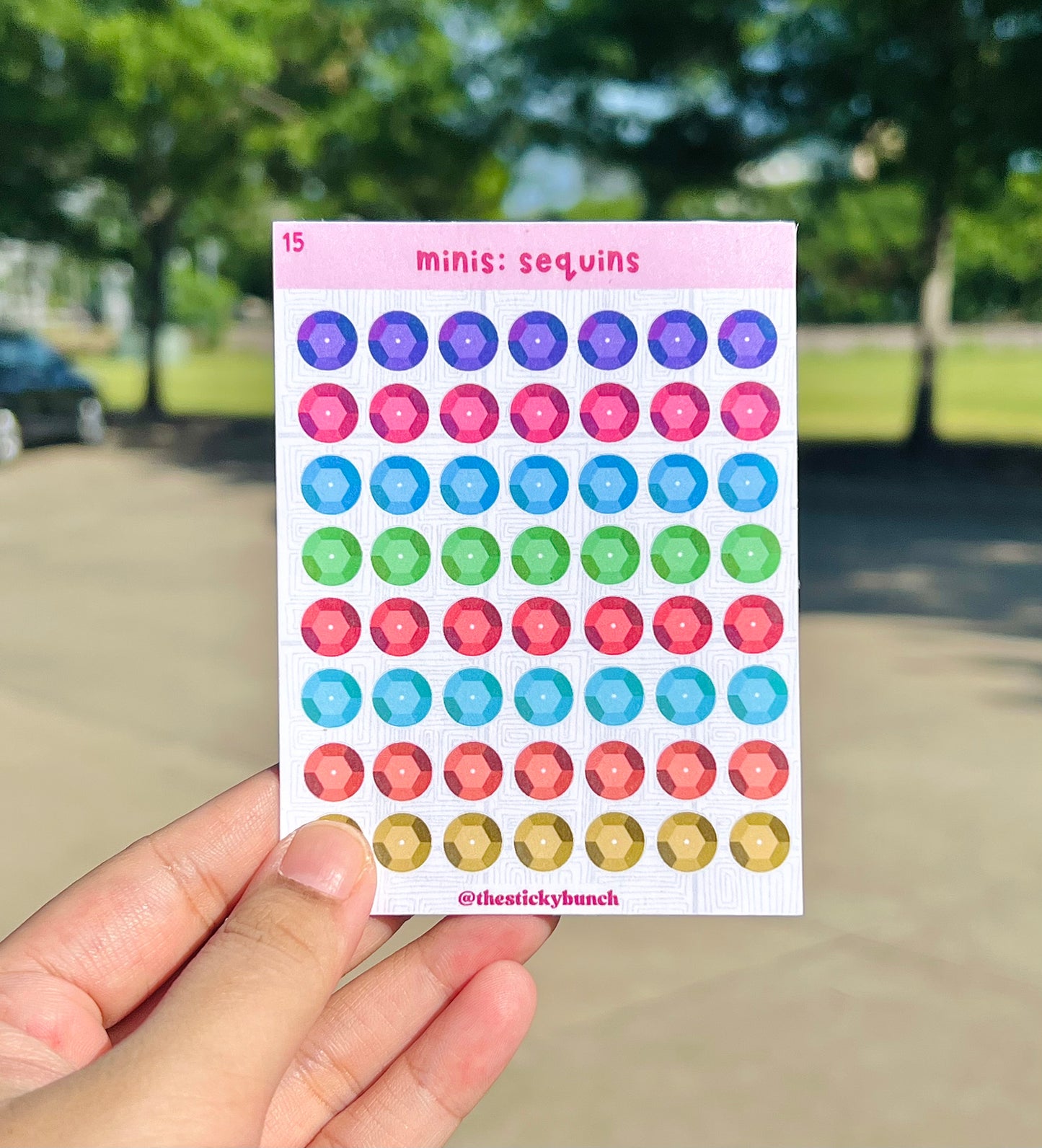 15 - minis: sequins