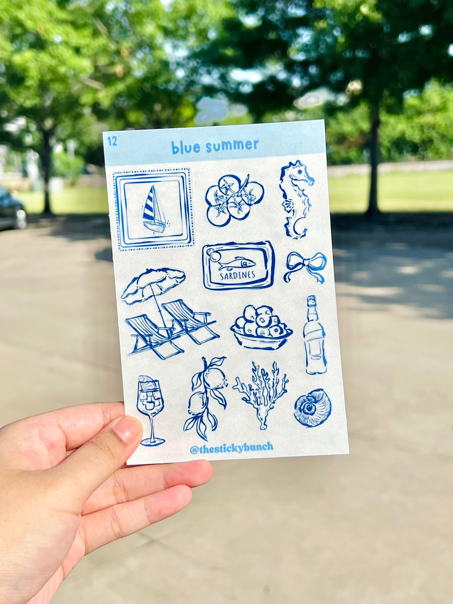 12 - blue summer