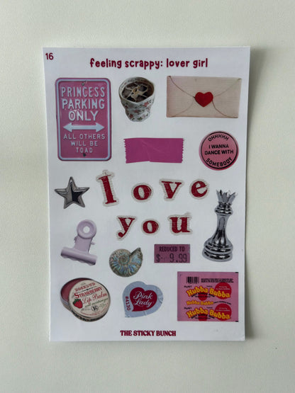 feeling scrappy: lover girl