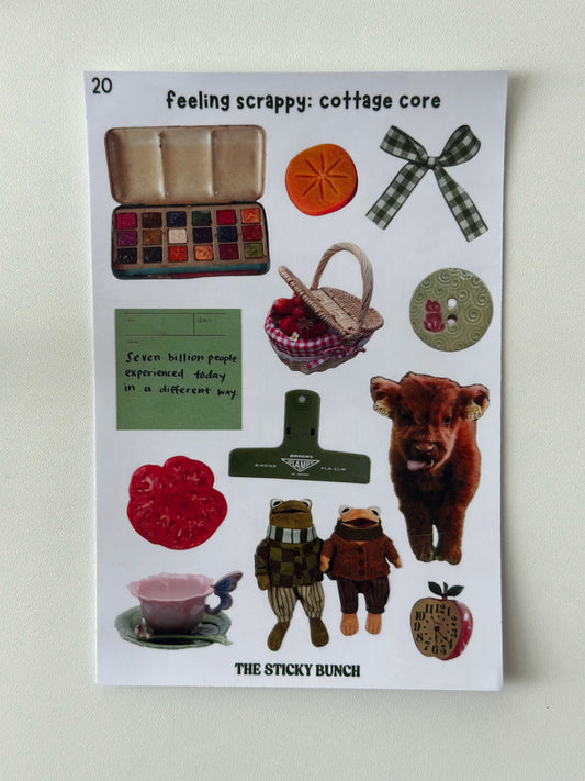 feeling scrappy: cottage core