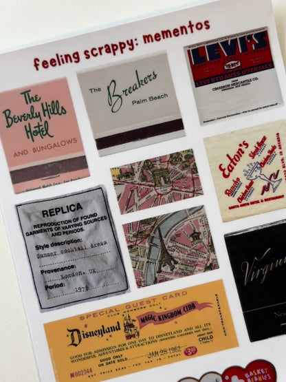 feeling scrappy: mementos