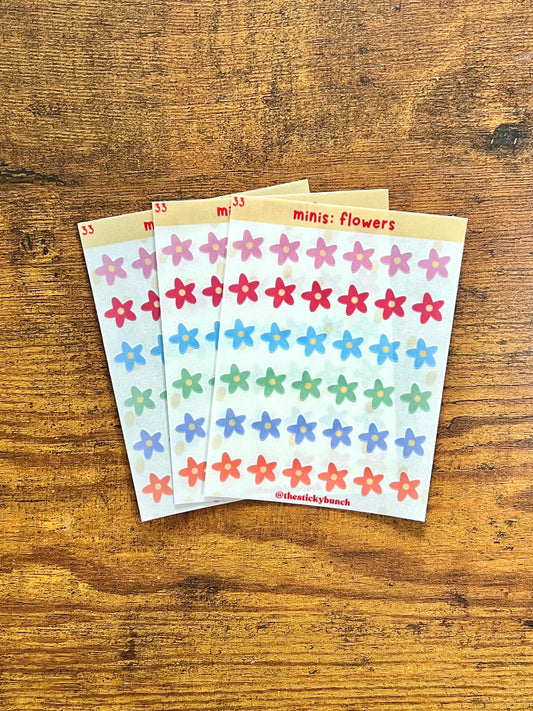 34 - minis: flowers