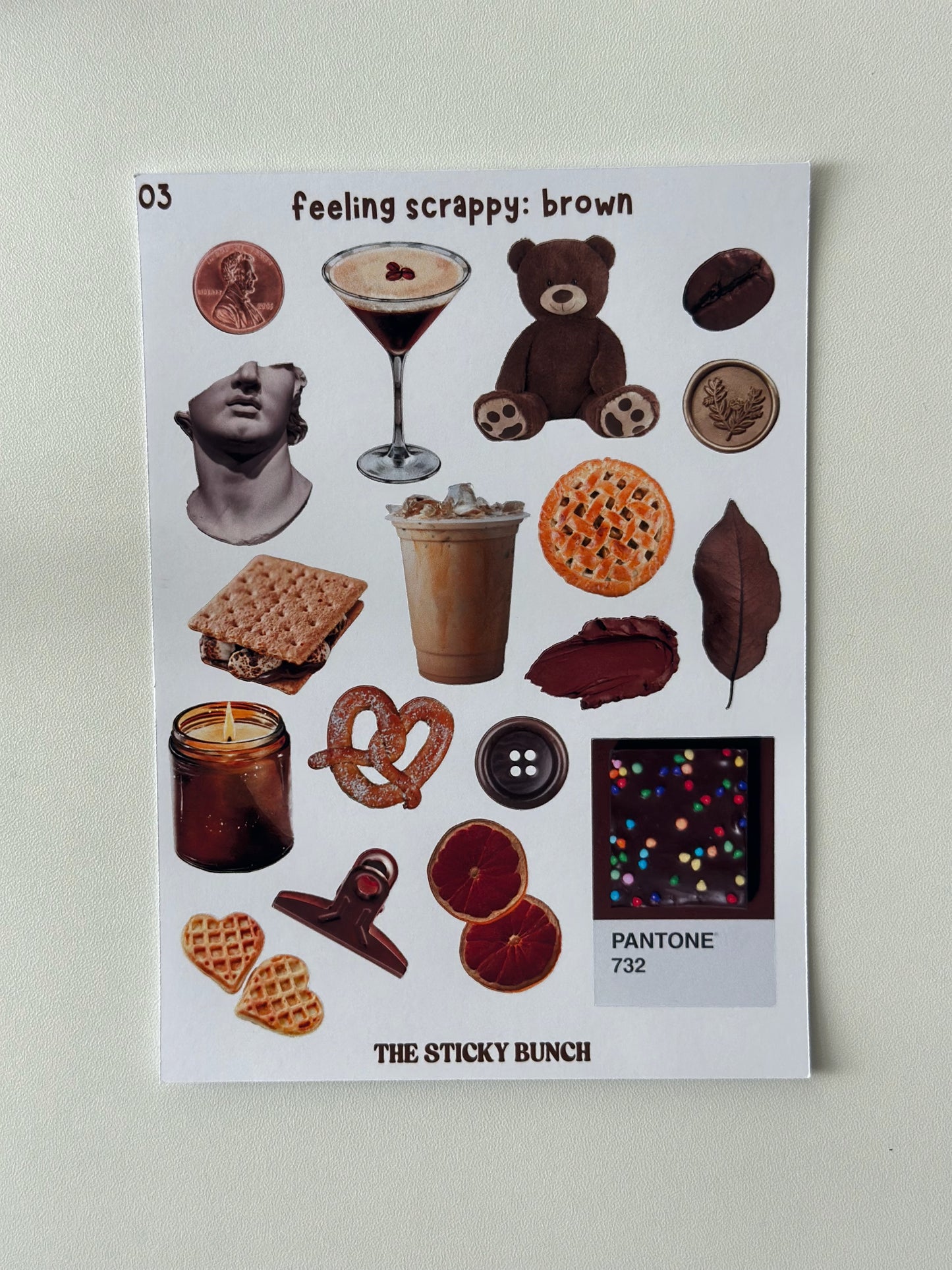 feeling scrappy: brown