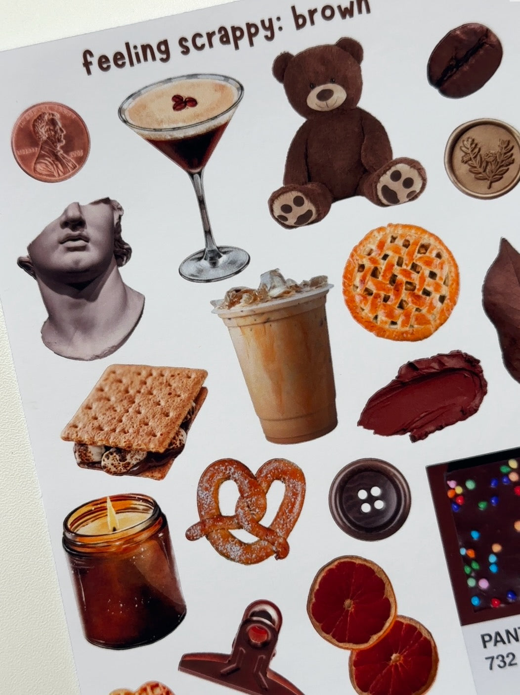 feeling scrappy: brown