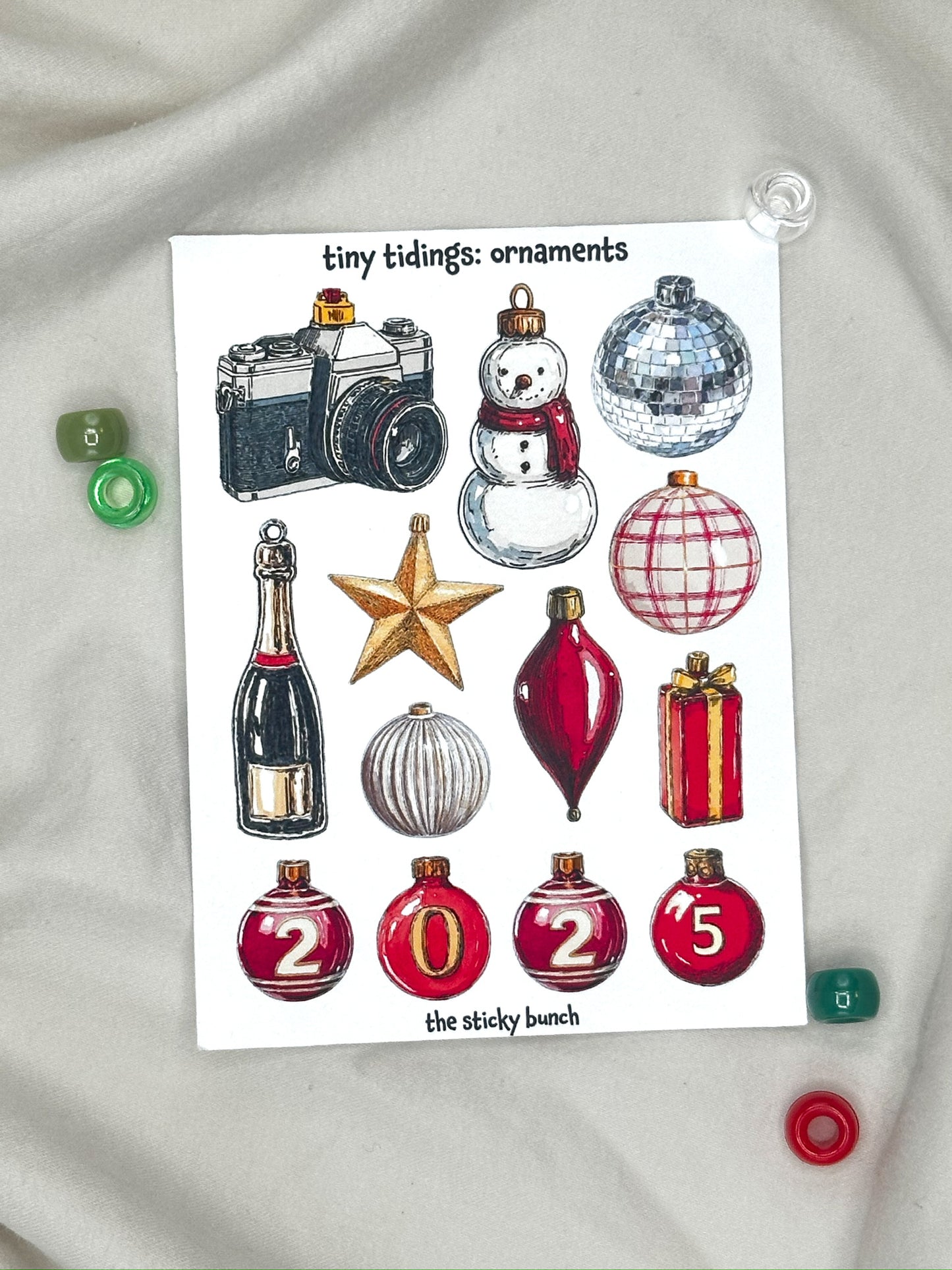 tiny tidings: ornaments