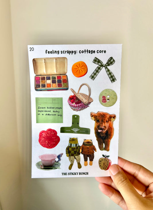 20 - feeling scrappy: cottage core