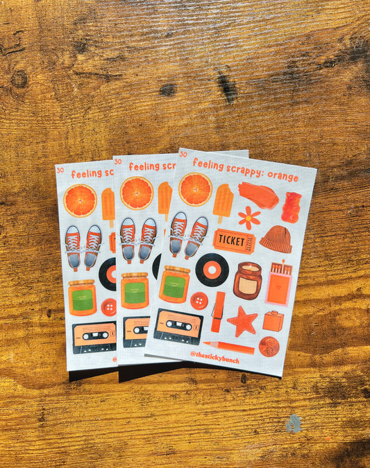 30 - feeling scrappy: orange