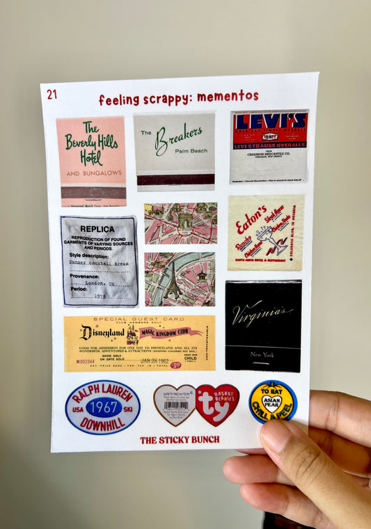 21 - feeling scrappy: mementos