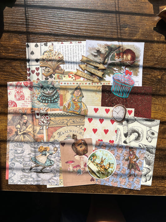 B03 - Alice in Wonderland Scrap Pack