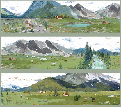 PRE-ORDER Mountains and Plains PET Tape (Loop)