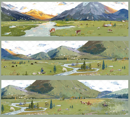 PRE-ORDER Mountains and Plains PET Tape (Loop)